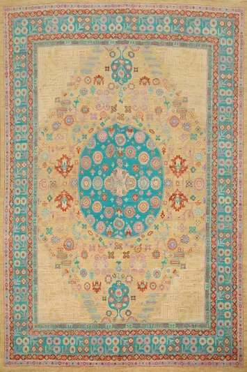 Vegetable Dye Ziegler Handmade Area Rug 8x10