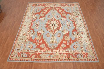 Vegetable Dye Oushak Oriental Large Rug 11x14