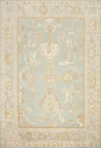 Vegetable Dye Oushak Oriental Area Rug 8x10