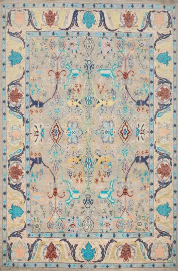 Vegetable Dye Ziegler Large Area Rug 9x12