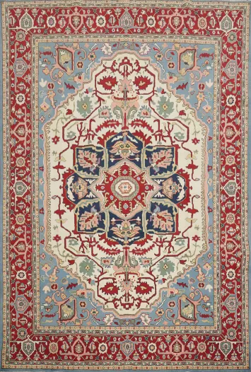 Vegetable Dye Heriz Serapi Oriental Area Rug 8x10