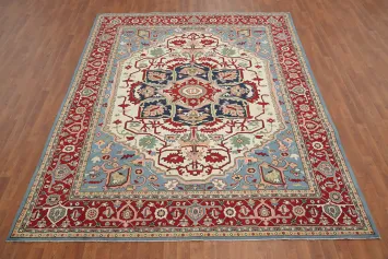 Vegetable Dye Heriz Serapi Oriental Area Rug 8x10