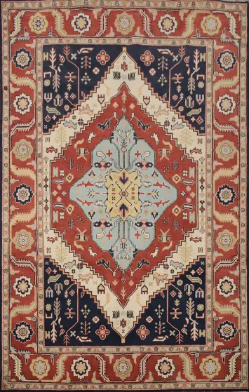 Vegetable Dye Heriz Serapi Oriental Area Rug 6x9