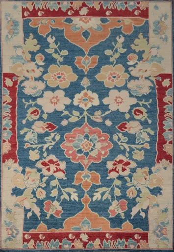 Vegetable Dye Oushak Oriental Area Rug 8x10