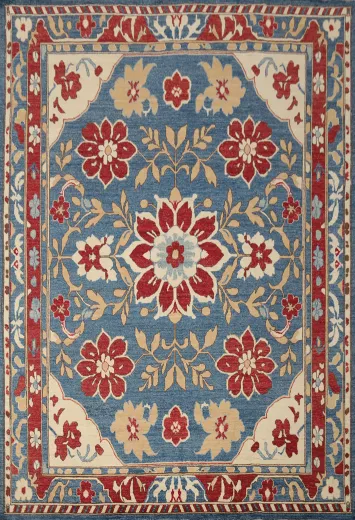 Vegetable Dye Oushak Oriental Area Rug 8x11
