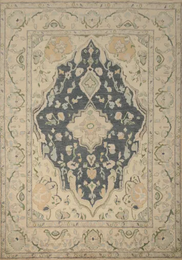 Vegetable Dye Oushak Handmade Area Rug 8x10