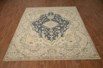 Vegetable Dye Oushak Handmade Area Rug 8x10