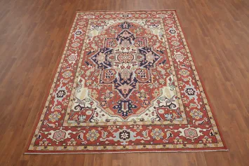 Vegetable Dye Heriz Serapi Oriental Area Rug 6x9