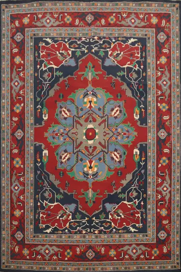 Vegetable Dye Heriz Serapi Oriental Area Rug 9x12