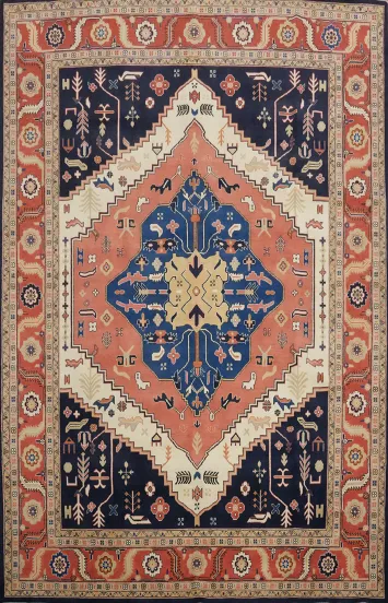 Vegetable Dye Ziegler Large Area Rug 9x12