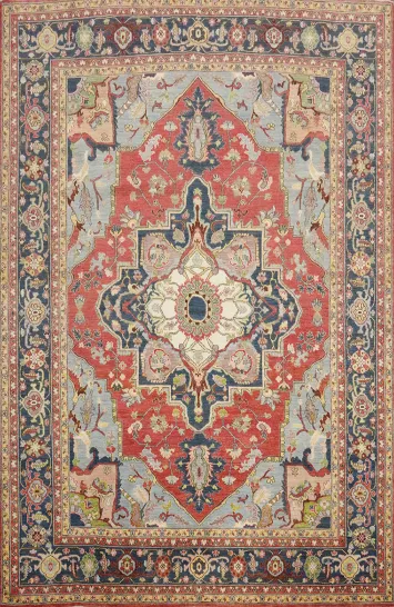 Vegetable Dye Heriz Serapi Oriental Area Rug 8x10