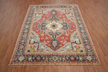Vegetable Dye Heriz Serapi Oriental Area Rug 8x10