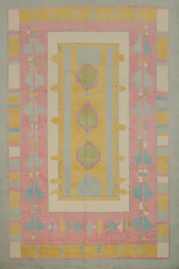 Vegetable Dye Gabbeh Persian Area Rug 9x12