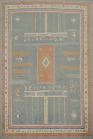 Vegetable Dye Gabbeh Persian Area Rug 10x13