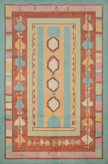 Vegetable Dye Gabbeh Persian Area Rug 6x9