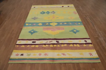 Vegetable Dye Gabbeh Persian Area Rug 6x9