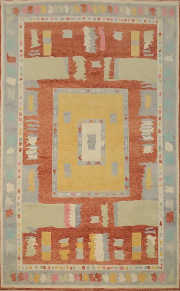 Vegetable Dye Gabbeh Persian Area Rug 6x9