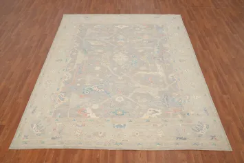 Vegetable Dye Oushak Oriental Area Rug 8x10