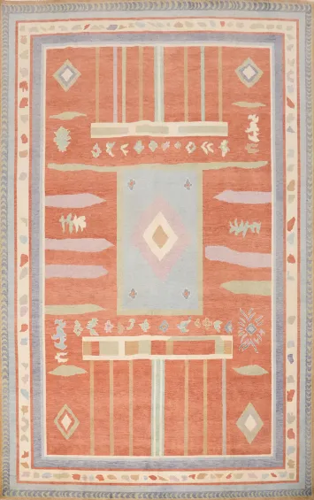 Vegetable Dye Gabbeh Persian Large Area Rug 9x12