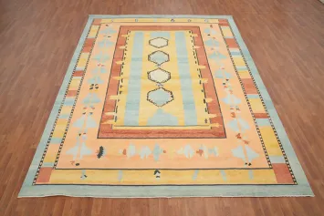 Vegetable Dye Gabbeh Persian Area Rug 9x12