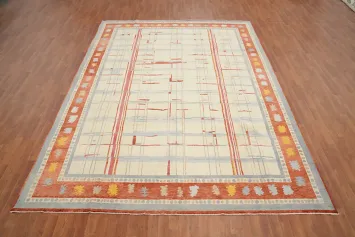 Vegetable Dye Gabbeh Persian Large Area Rug 9x12