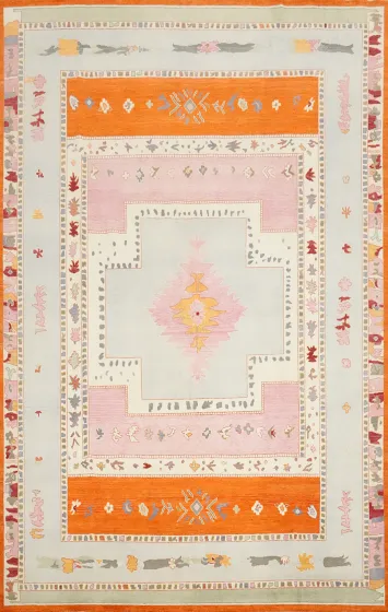 Vegetable Dye Gabbeh Persian Large Rug 10x14