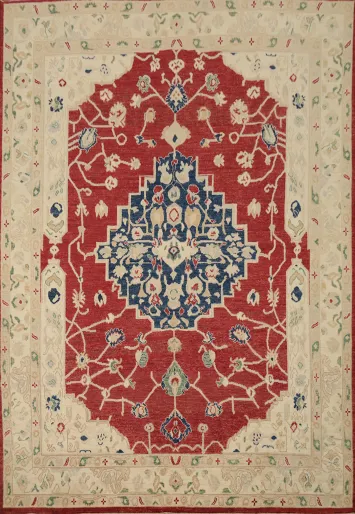 Vegetable Dye Oushak Oriental Area Rug 8x10