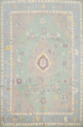 Vegetable Dye Oushak Oriental Area Rug 8x10
