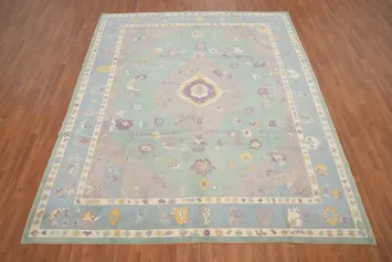 Vegetable Dye Oushak Oriental Area Rug 8x10