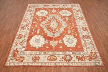 Vegetable Dye Oushak Oriental Area Rug 8x10