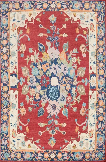 Vegetable Dye Oushak Oriental Area Rug 9x12