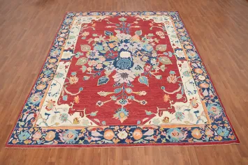 Vegetable Dye Oushak Oriental Area Rug 9x12