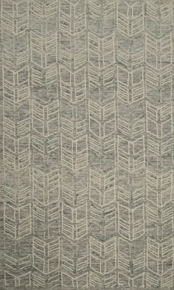 Sophisticated Area Rug 5x8 with Chevron Motif