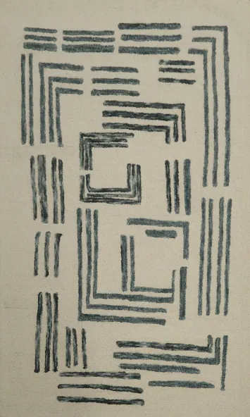 Intricate Lines Design Area Rug 5x8 for a Trendy Home