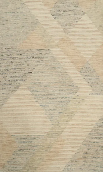 Soft Geometric Modern Area Rug 5x8 for Minimalist Spaces
