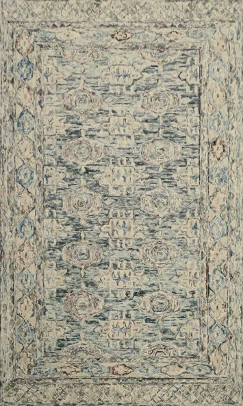 Geometric Wool Modern Abstract Area Rug 5x8