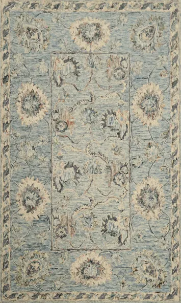 Tufted Wool Oushak Oriental Area Rug 5x8