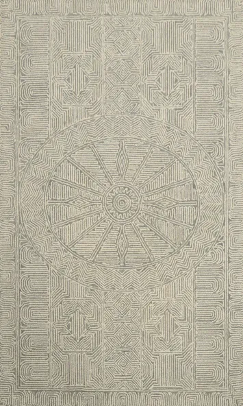 Elegant Geometric Pattern Area Rug 5x8 in Neutral Tones for Modern Homes