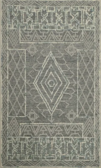 Stylish Diamond Motif Area Rug 5x8 Rug for Contemporary Spaces