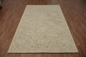 Modern Geometric Neutral Abstract Area Rug 5x8