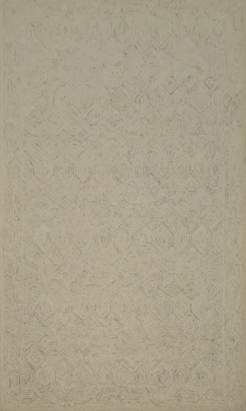 Understated Luxury: Minimalist Textured Modern Area Rug 5x8