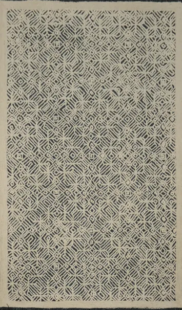 Geometric Elegance Tufted Modern Area Rug 5x8