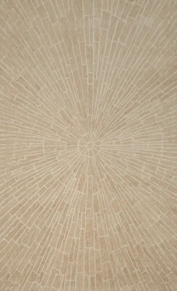 Radiant Beige Area Rug 5x8 Featuring Unique Geometric Patterns