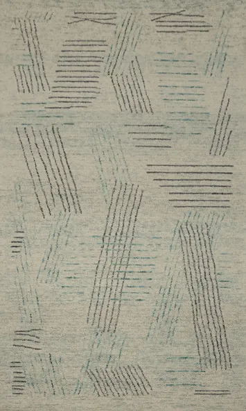Artistic Linear Pattern Area Rug 5x8 Perfect for Sophisticated Spaces
