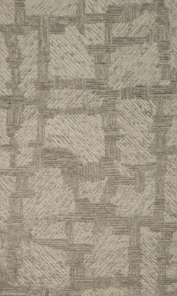 Textured Neutral Area Rug 5x8 with Modern Geometric Effects