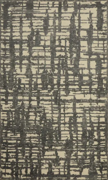 Sophisticated Abstract Area Rug 5x8 for Minimalist Home Decor
