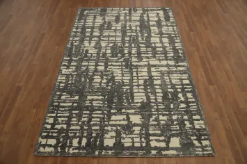 Sophisticated Abstract Area Rug 5x8 for Minimalist Home Decor