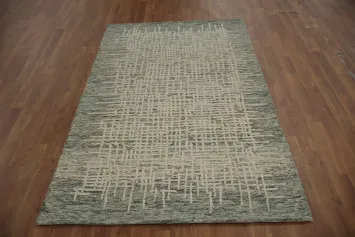 Timeless Abstract Rug 4x6 with Artistic Intersecting Lines