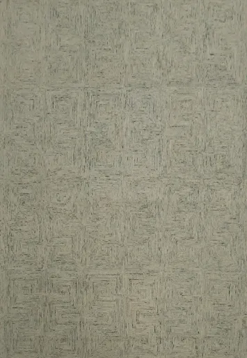 Contemporary Oriental Area Rug 8x10 with Soft Abstract Patterns