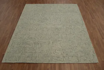 Contemporary Oriental Area Rug 8x10 with Soft Abstract Patterns